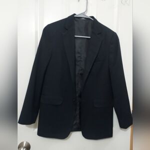 Set Of 3 Elegant Youth Black Blazer Suit, Pants, Poloshirts All Size 14